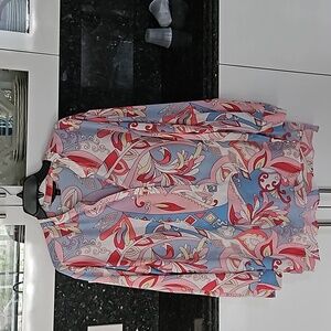 Women's size L multi colored tunic top Zac& Rachel